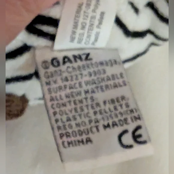 Webkinz Okapi - No Code. 10 Inches. Fair Condition. - Picture 7 of 9